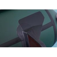 Лодка моторная килевая Kitt Boats 370 НДНД зелено-черный